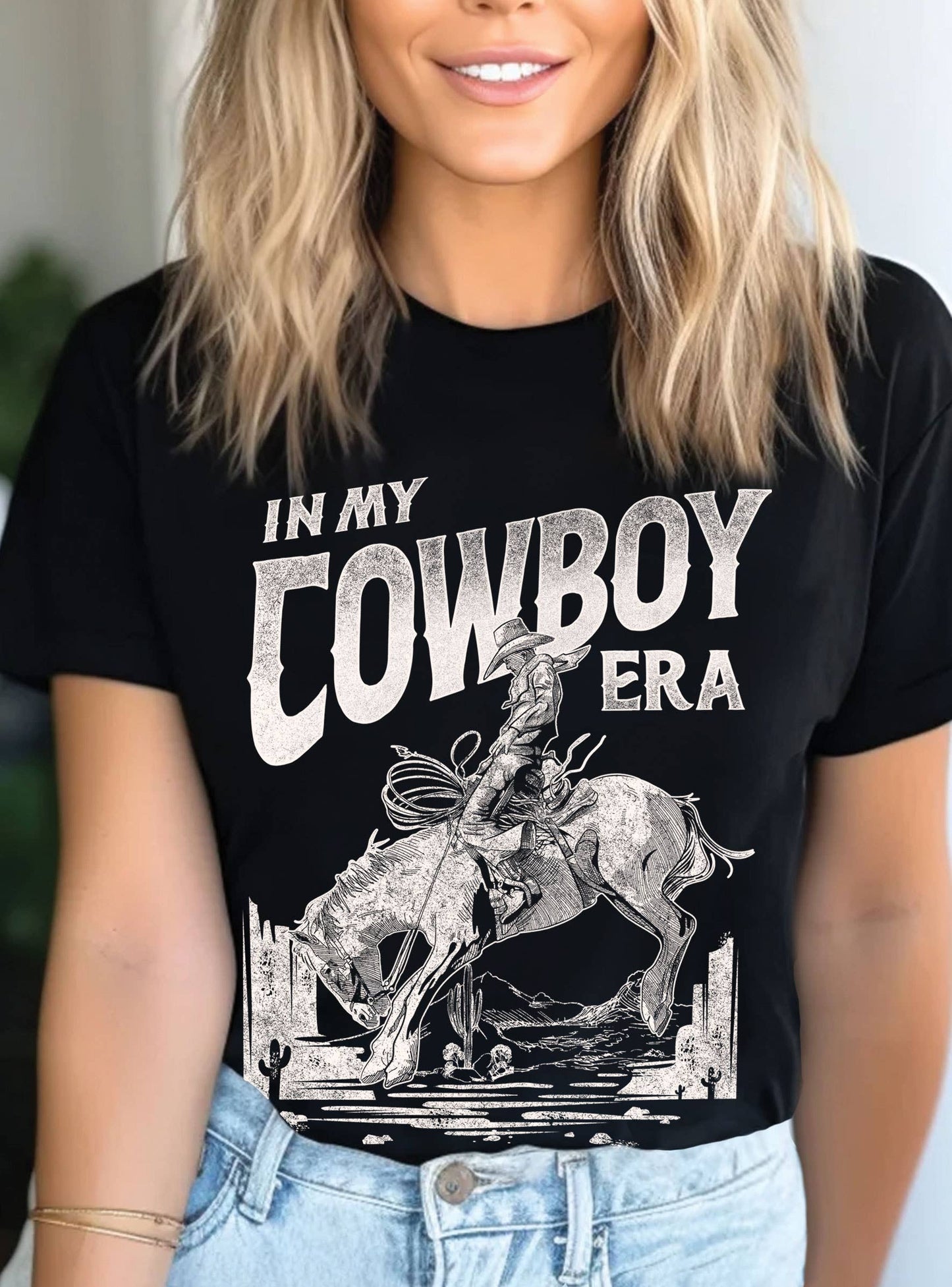 IN MY COWBOY ERA GRAPHIC TSHIRTS