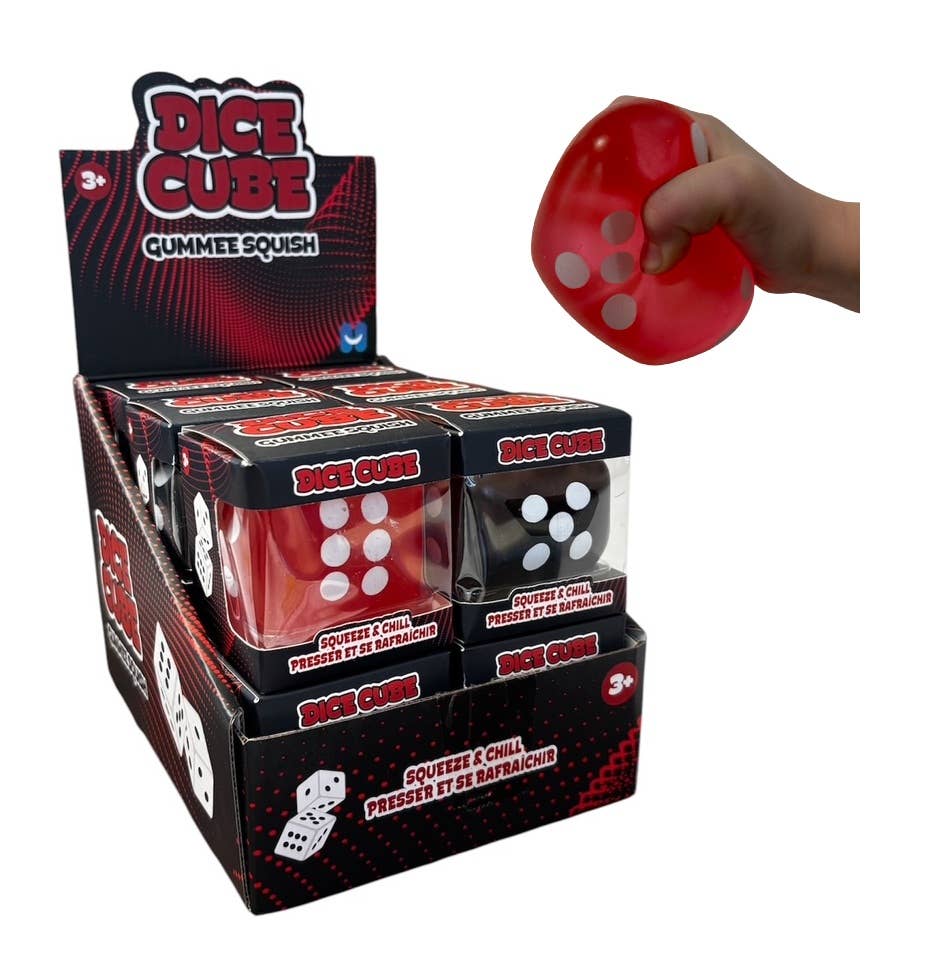 Dice Cube Gummee Squish - Assorted Colors