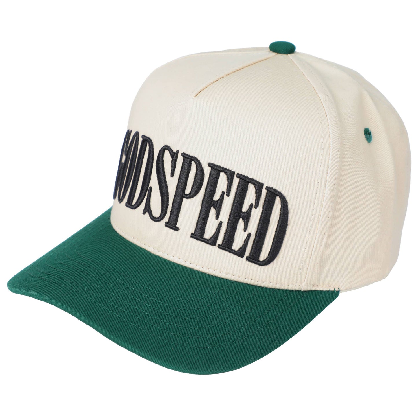 C.C GODSPEED letter embroidered trucker cap
