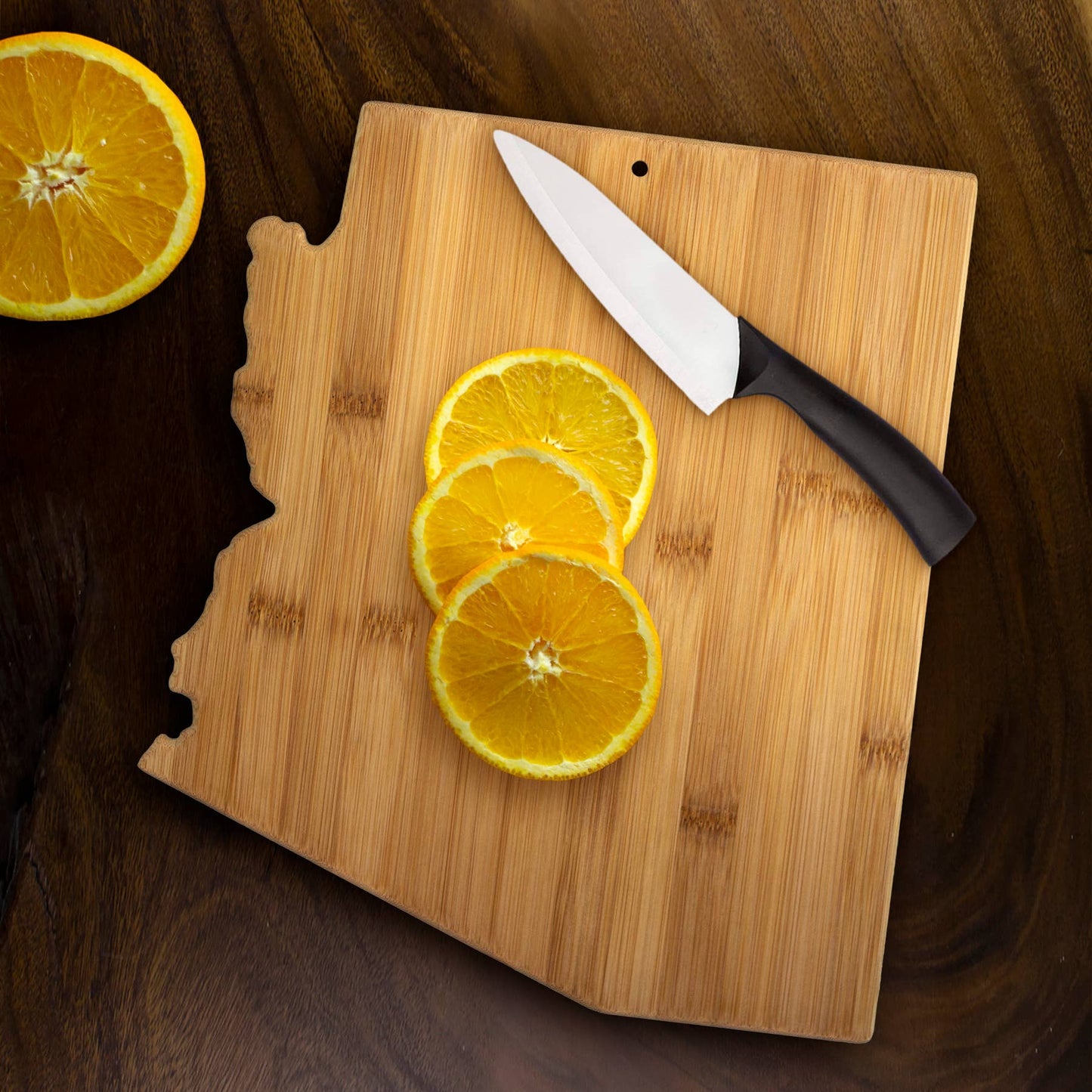 Arizona State-Shaped Bamboo Serving & Cutting Board
