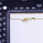 14K Gold Filled 1mm Dainty Box Chain 18 Inch Layering Adjustable Slider Necklace | WA-707