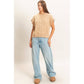 Cable Knit Cap Sleeve Sweater
