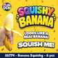 Fun Doh Squishy Banana Stress Relief Toy - 6/Display