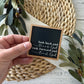 Mini Framed Faith Sign – Religious Quote