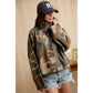 PRINTED HOODED WINDBREAKER JACKET TOP