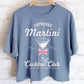 ESPRESSO MARTINI RIBBON GRAPHIC LONG CROP TOP