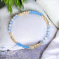 Shades of Blue Crystal BYOB Bracelet Stack