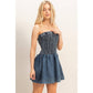 Strapless Snow-Wash Dress