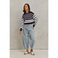 MID RISE WIDE LEG PANTS  WITH POCKETS