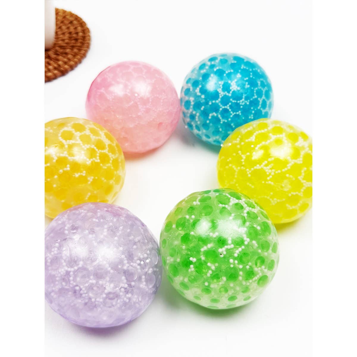 Sticky Jelly Colors Crystal Squishy Ball Toy