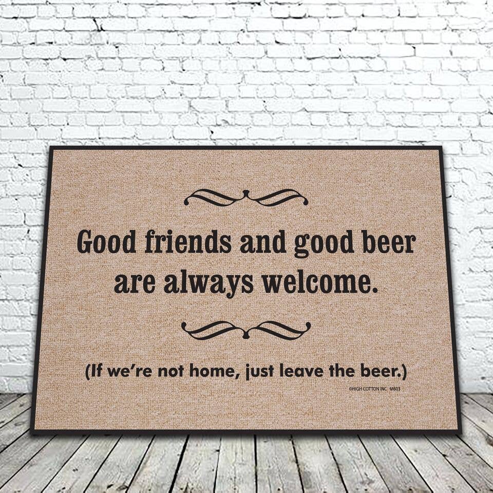 Good Friends Good Beer Mat