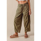 MID RISE WIDE LEG PANTS  WITH POCKETS