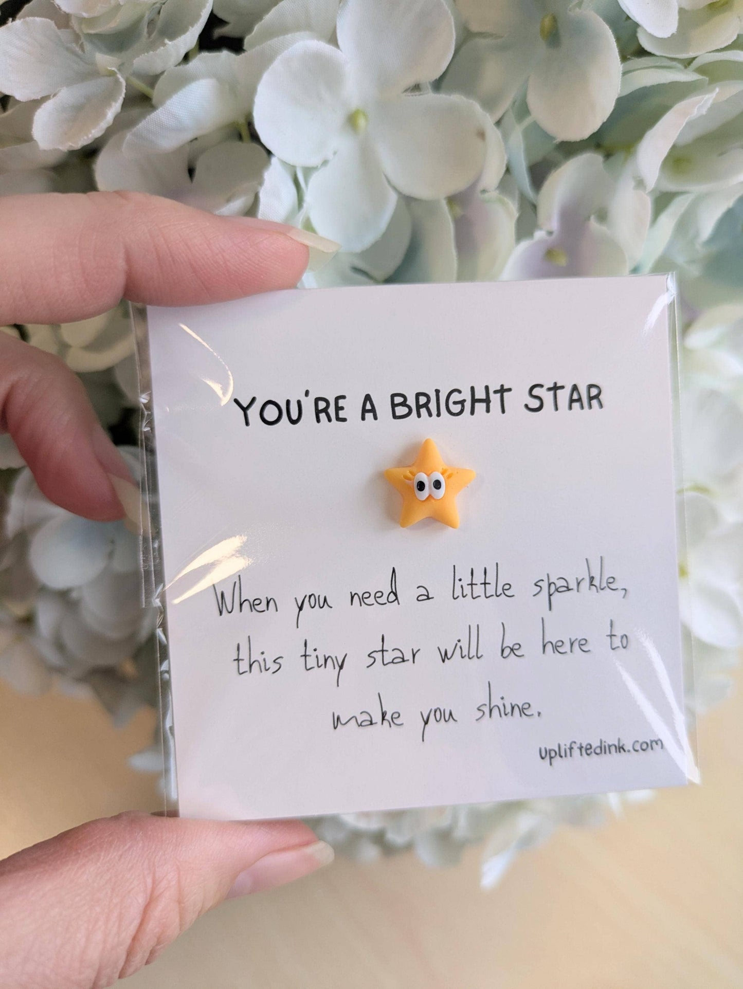 Bright Star Mini Note Card with Personalized Message Option
