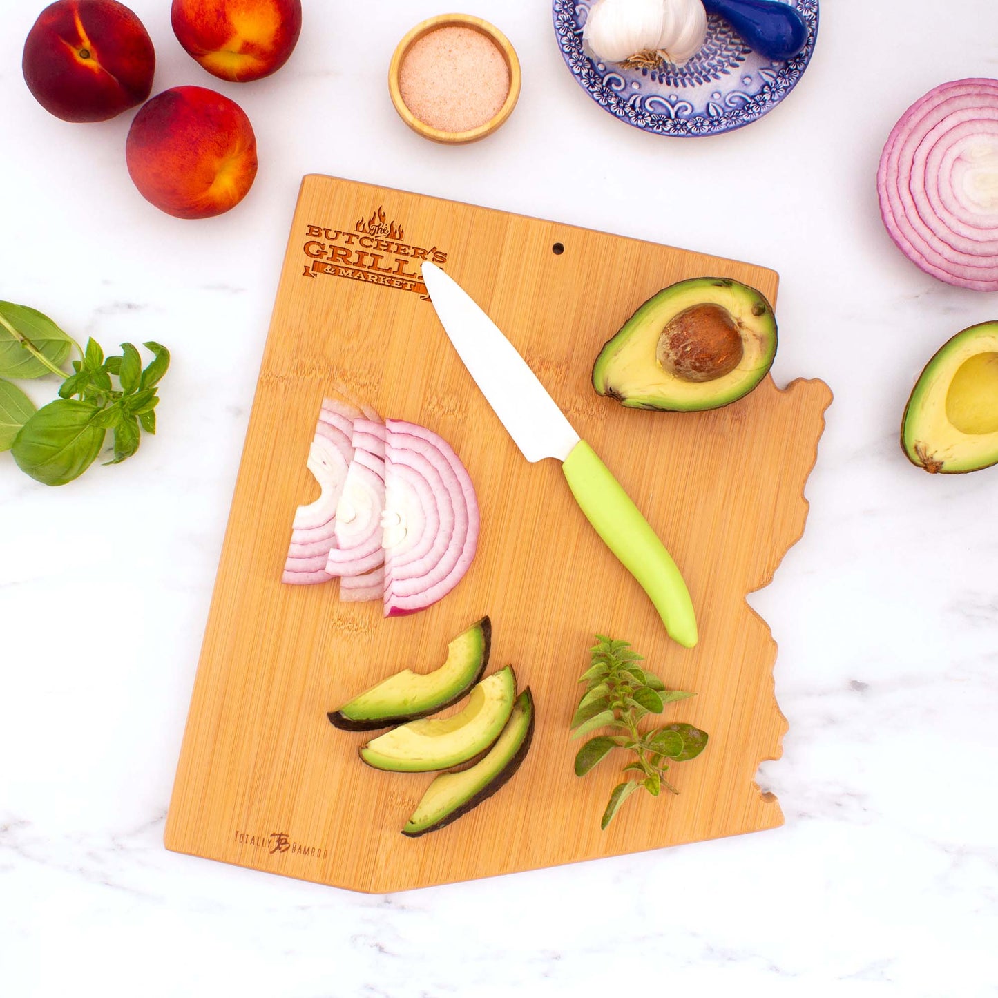 Destination Arizona Cutting Board with Engraved Artwork