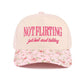 0731 Not Flirting Two Tone Canvas Cotton Cap SI-28474 Zenana Consgt.