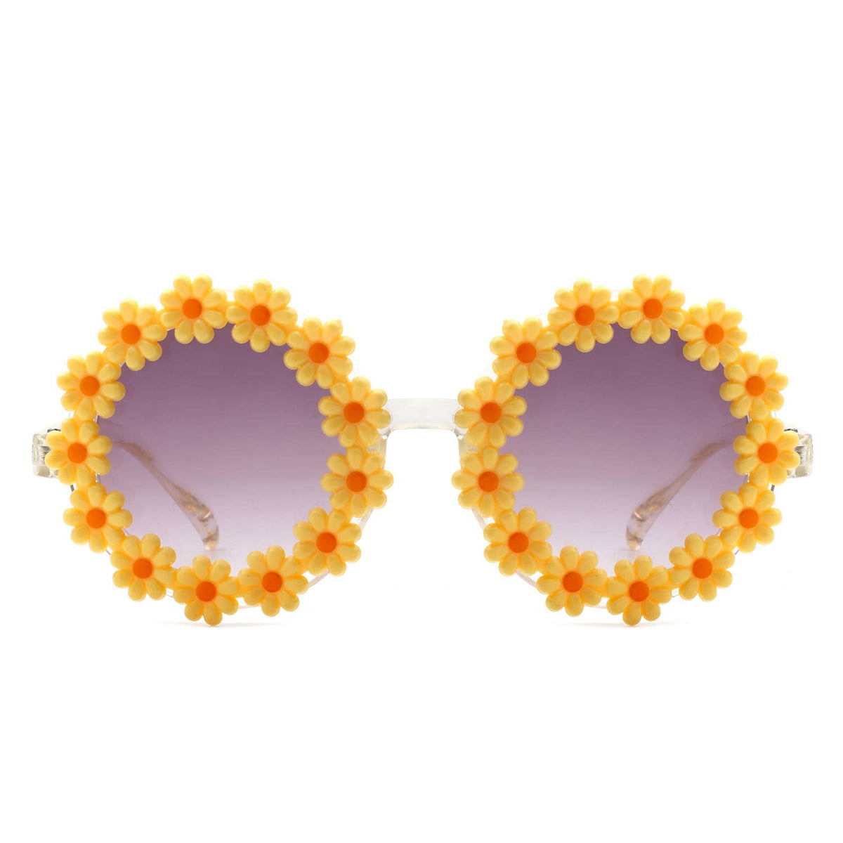 Kids Round Flower Sunglasses