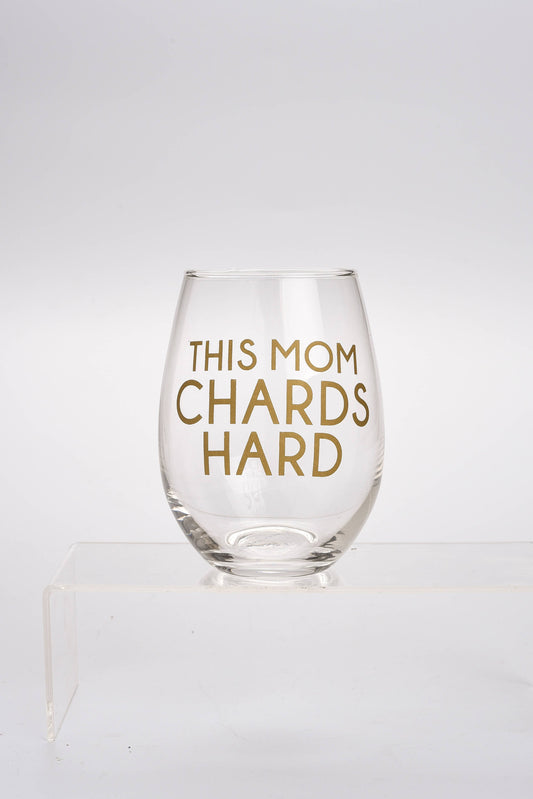 SALE Wine Glass, Chards Hard