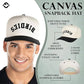 2-Tone Embroidered Cap: Birdies (Upside Down) - Black/Beige