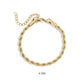 Rope Chain Bracelet / Anklet - Gold, Silver, Black