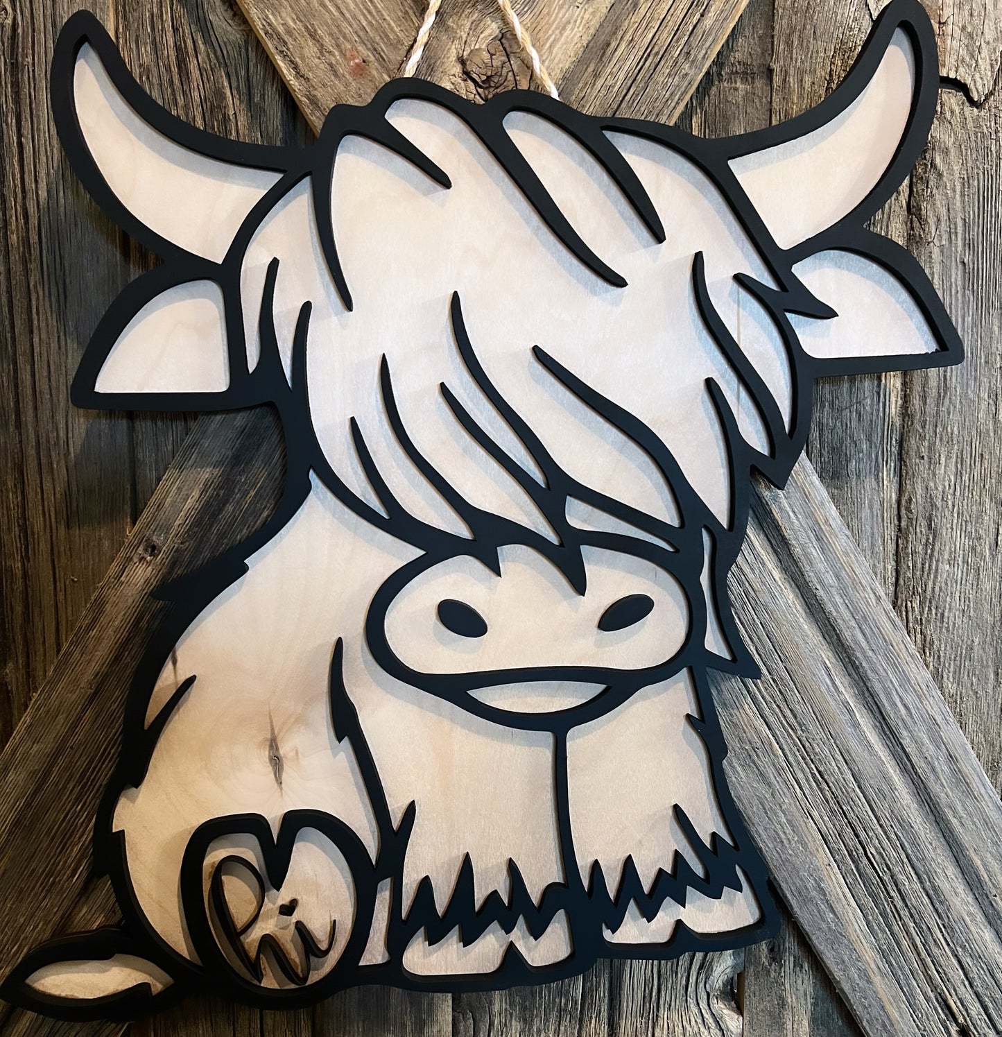 highland cow hanger