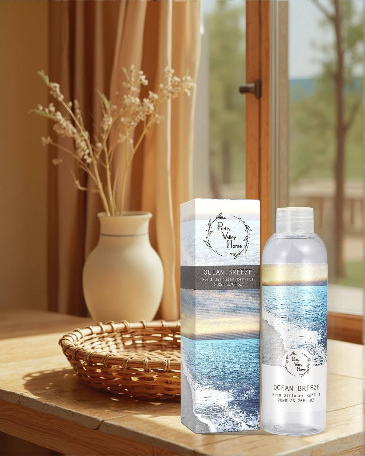 200ml/6.76 Fl.Oz Reed Diffuser Refill, Fragrance Oil