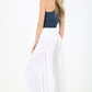 B3663-ASIS TIE WAIST WIDE LEG PANTS