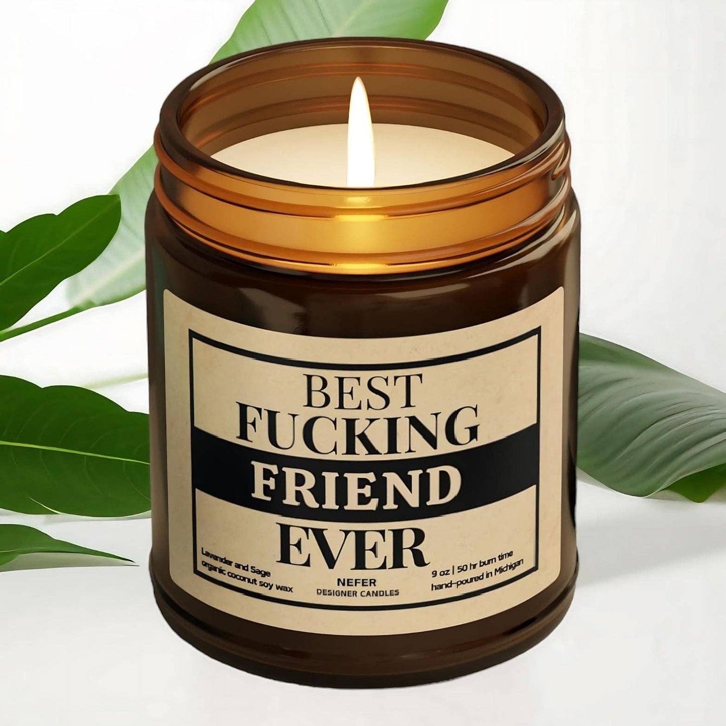 Best F*cking Friend Ever | Laughing Light Candle Collection