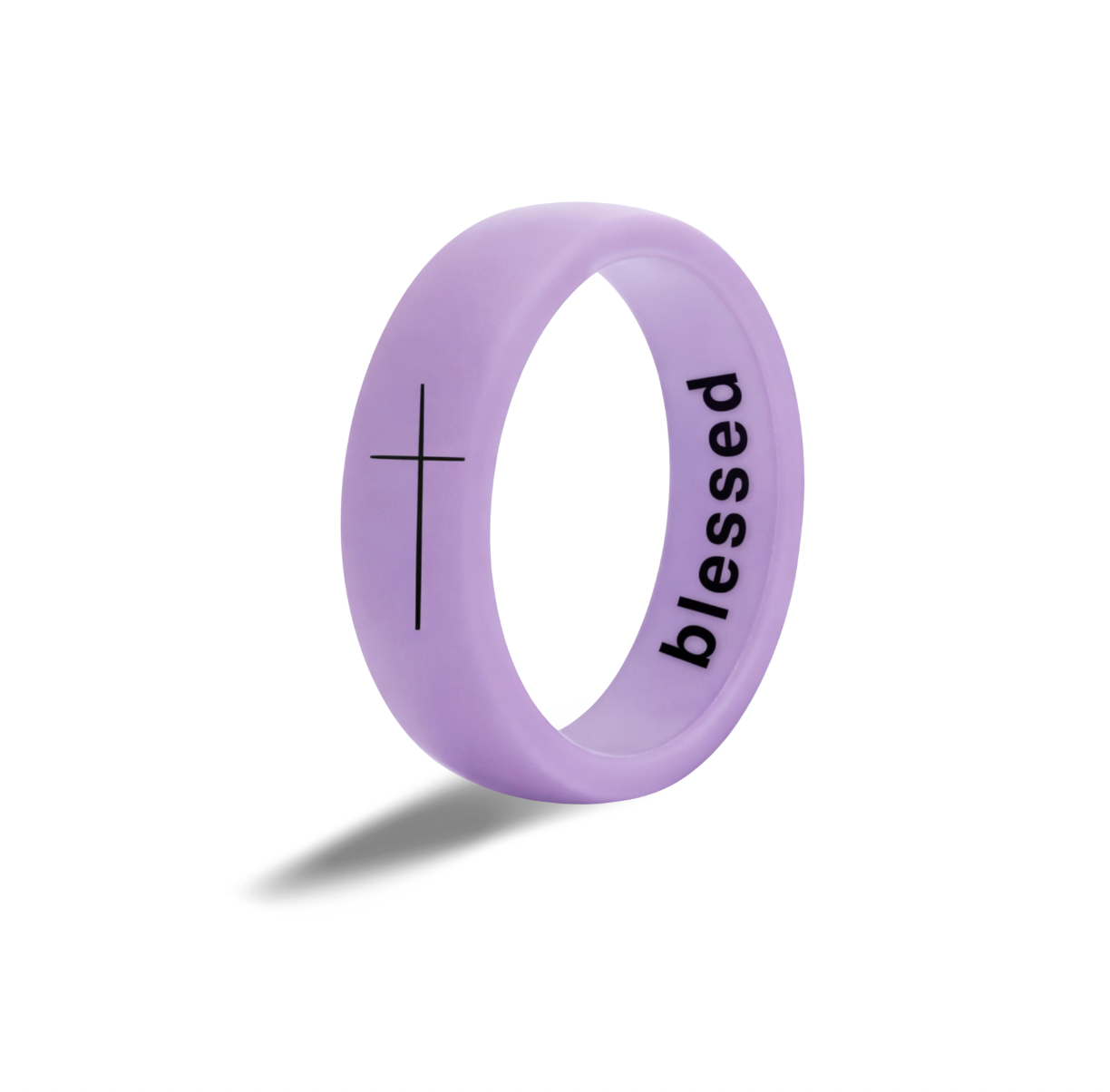 Flip Reversible cross / blessed purple ring