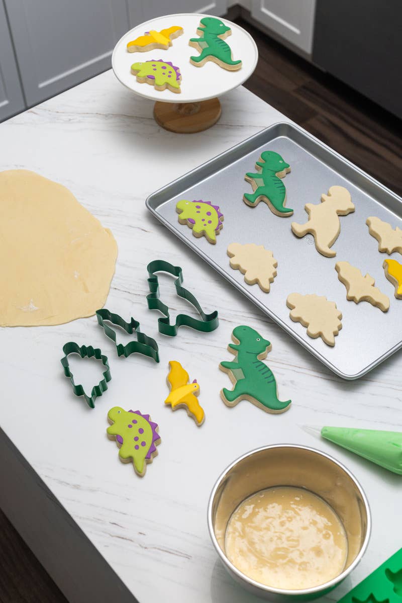 Prehistoric Party Baking Set – Dino Mold, Cutters & Tool