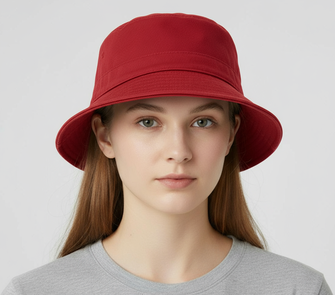 Premium Cotton Bucket Hat Size Adjustable Men Women Travel