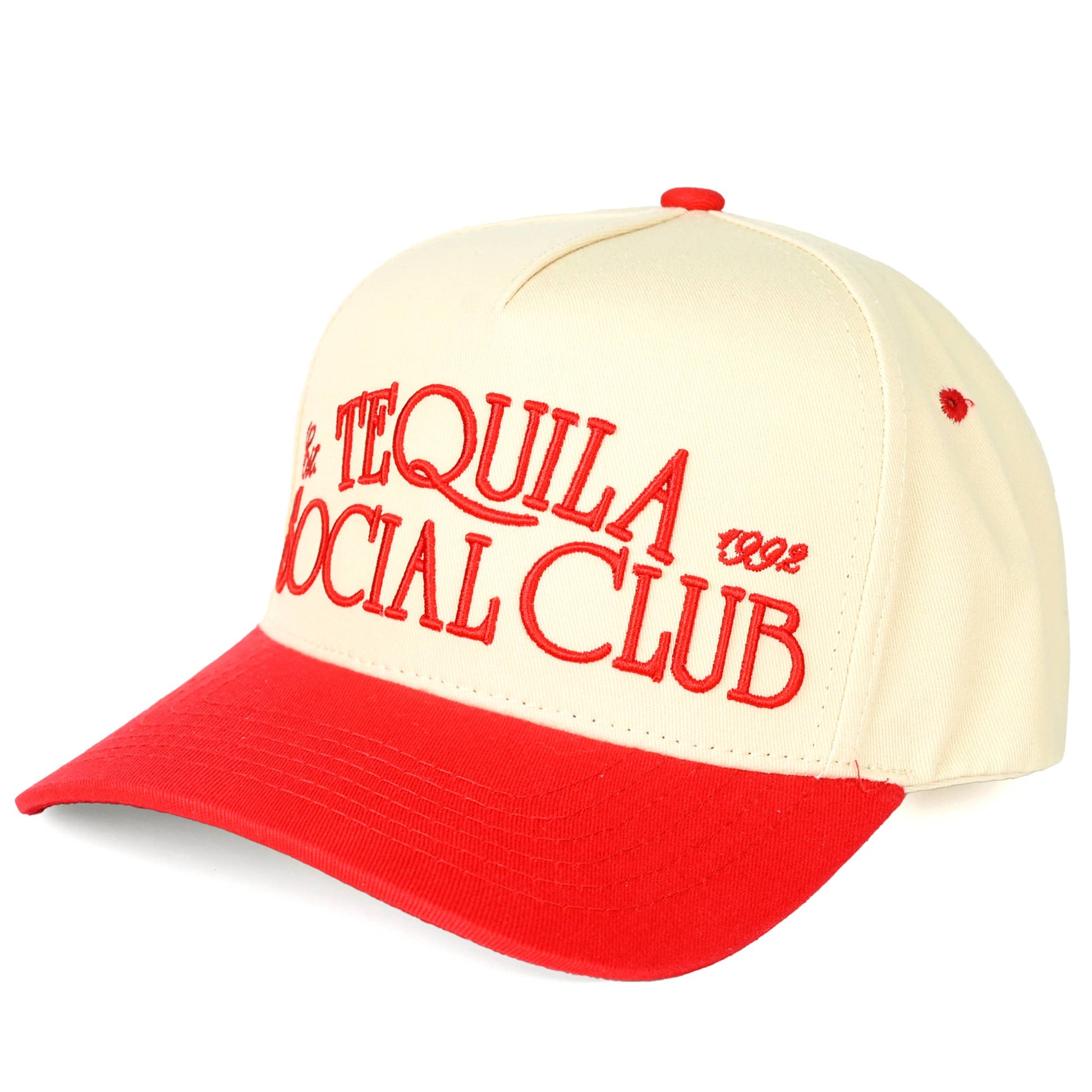 C.C Tequila Social Club embroidered trucker cap
