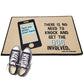 Text Me When You're Here doormat