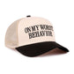 On My Worst Behavior Two Tone Mesh Snapback Hat  Zenana Consgt.