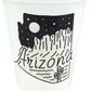"Arizona" Map Frosted State Shot Glass 2 oz