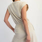 D021237-Sleeveless Mineral Washed Cotton Mini Dress