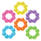 Fun Doh Squishy Sparkle Glitter Sensory Bracelet- 12/Display