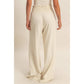 Mineral Washed Wide-Leg Smocked Waist Pants