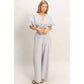 Striped Twist Front Top & Pants