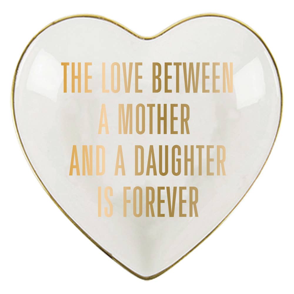 Ceramic Trinket Tray  | Love Between a Mother and Daughter