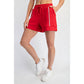 MODAL SCUBA FLAT PIPING A-LINE SHORTS