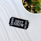 Shitshow ticket embroidered iron-on hat patch