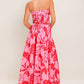 A printed woven top and skirt set - IT13677-SET