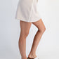 MODAL SCUBA FLAT PIPING SKORT