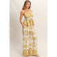 Wide-Leg Printed Palazzo Pants
