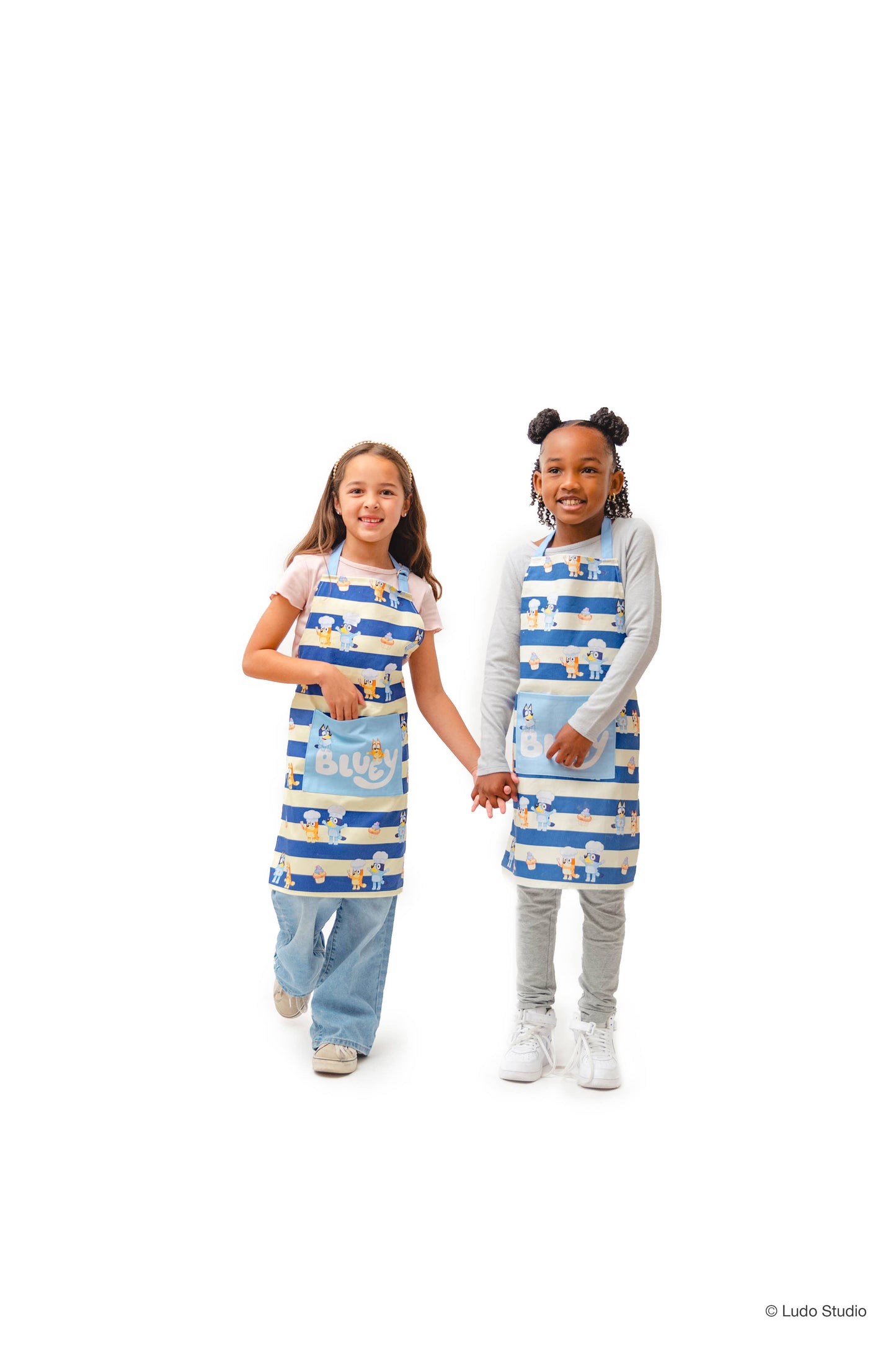 BLUEY Youth Apron and Oven Mitt Set - 3pc Kids Chef Outfit