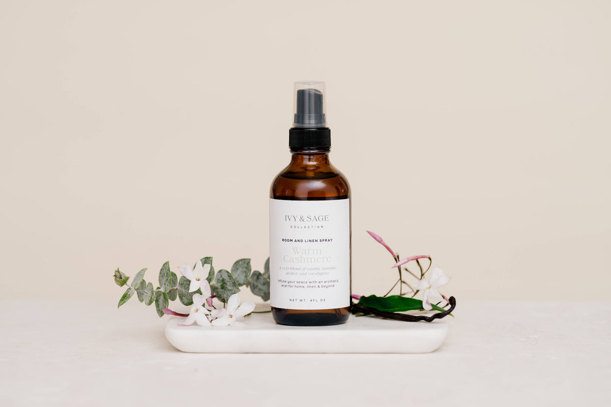 Room & Linen Spray – Warm Cashmere, Vanilla & Jasmine
