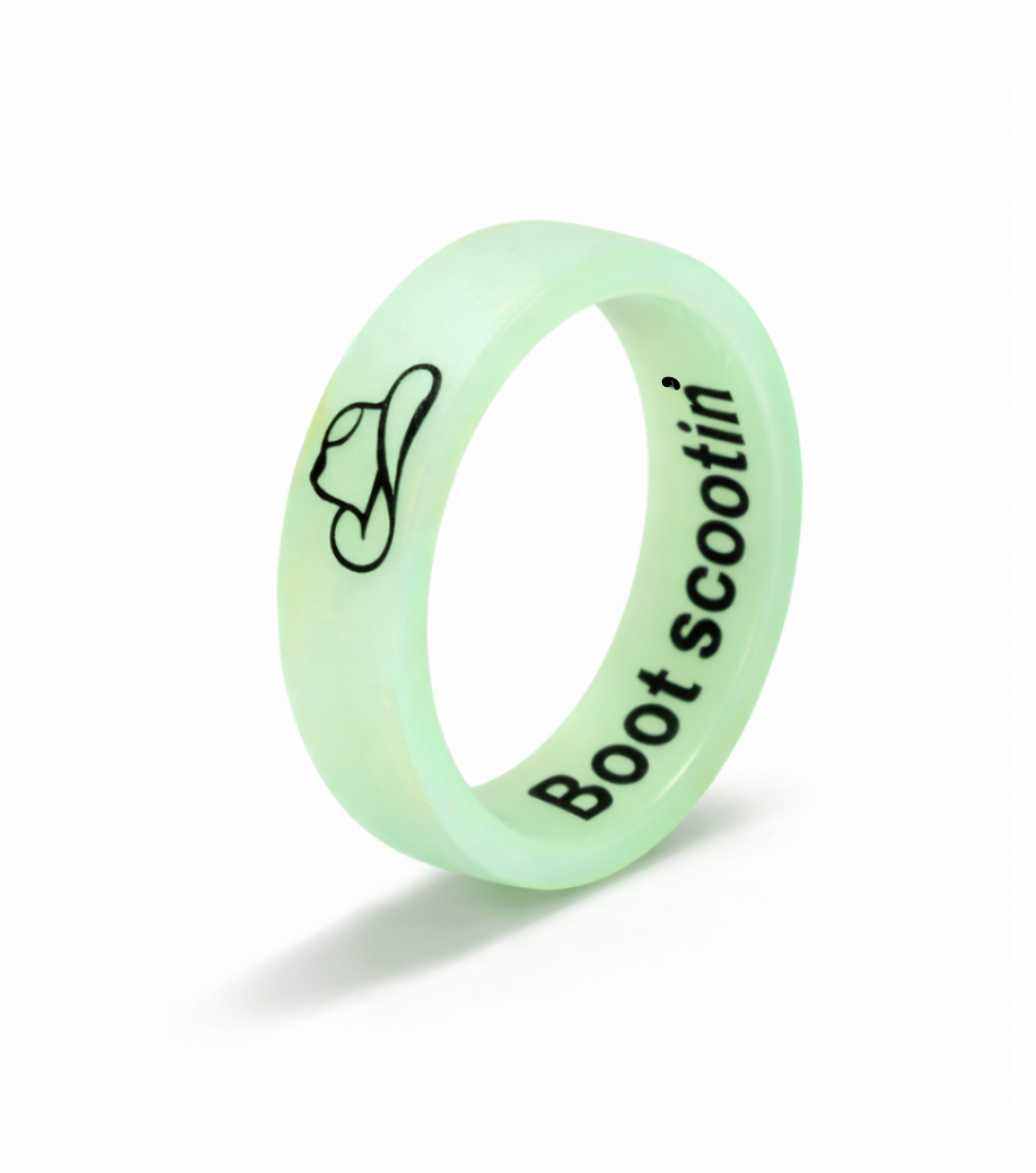 Flip Reversible cowboy hat / boot scootin' Ring