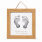 Baby's Ten Tiny Toes Footprint Frame with Ink Pad, Natural
