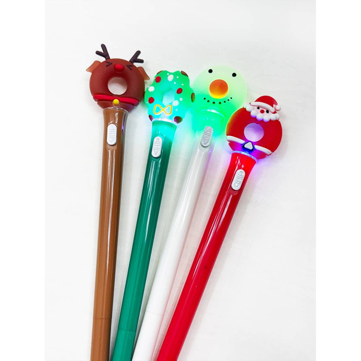 Christmas Theme Light Up Ball Point Pen
