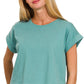 `".Cotton Short Sleeve Tee